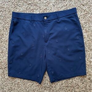 Exclusive *PENGUIN Munsingwear* men’s navy blue casual golf ⛳️ shorts - 38 - wow
